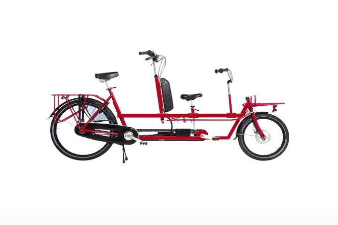 Elektrische ouder kind tandem